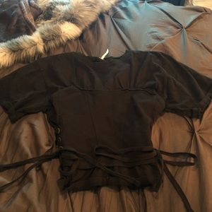 Free People Corset Shirt